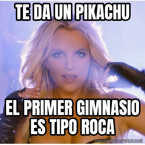 Professor Oak meme: te da un pikachu / el primer GIMNASIO es tipo roca