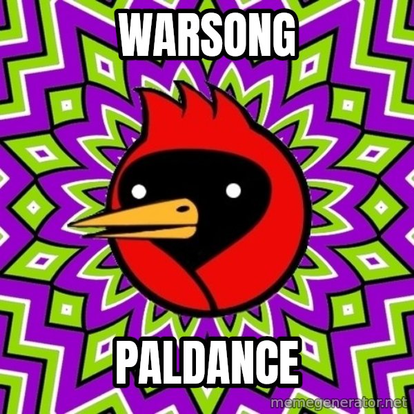 Omsk Crow meme: wARSONG / PALDANCE