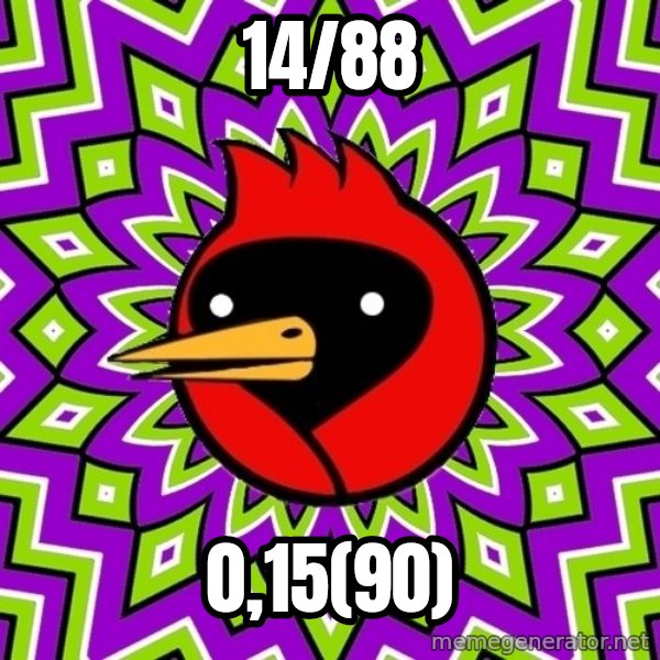 Omsk Crow meme: 14/88 / 0,15(90)