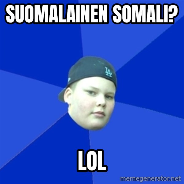 Jonnen Neuvo meme: suomalainen   somali? / LOL