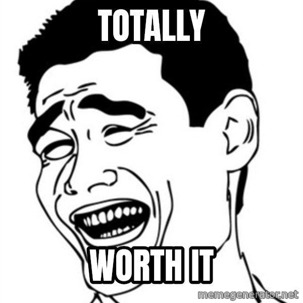 Yao Ming meme: Totally / worth it