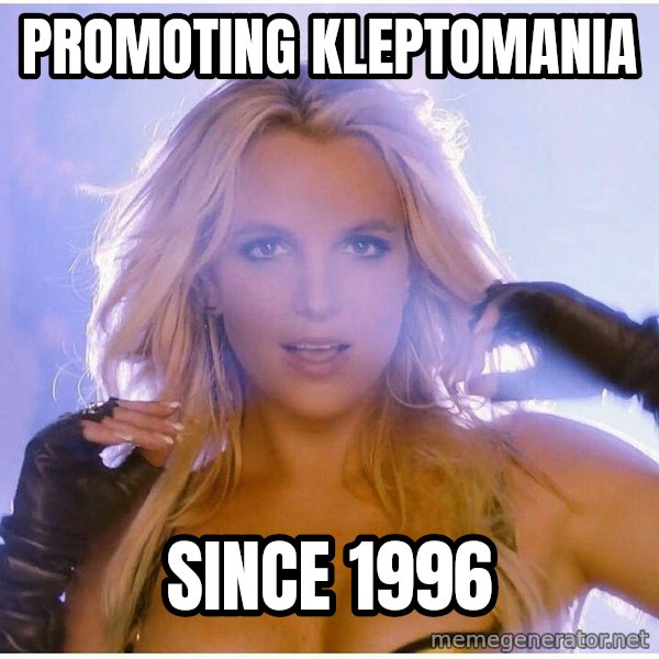 Professor Oak meme: promoting kleptomania / since 1996