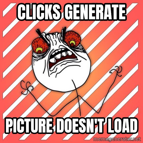 iHate meme: clicks generate / picture doesn't load