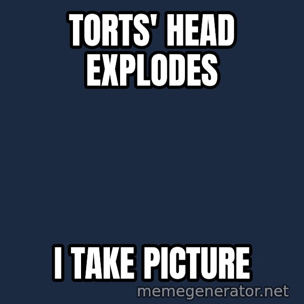 Typical Hockey Player meme: Torts' head explodes / I take picture