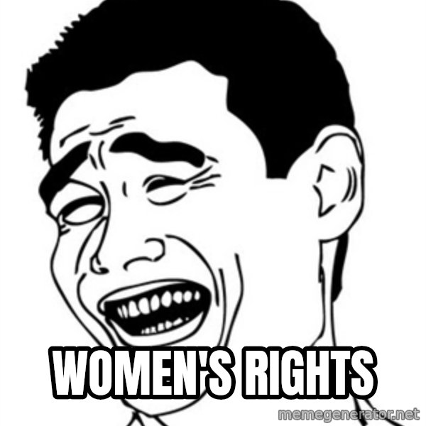 Yao Ming meme: women's rights