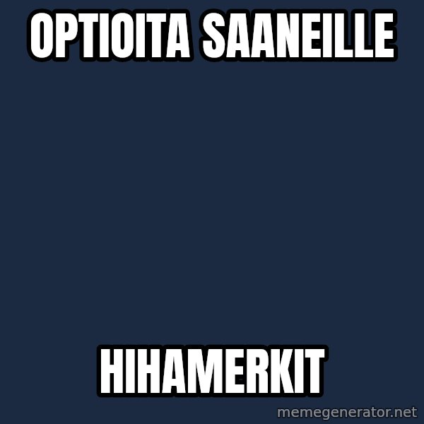 Katainen Perkele meme: optioita      saaneille / hihamerkit