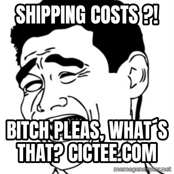 Yao Ming meme: shipping costs ?! / bitch pleas, what´s that? cictee.com