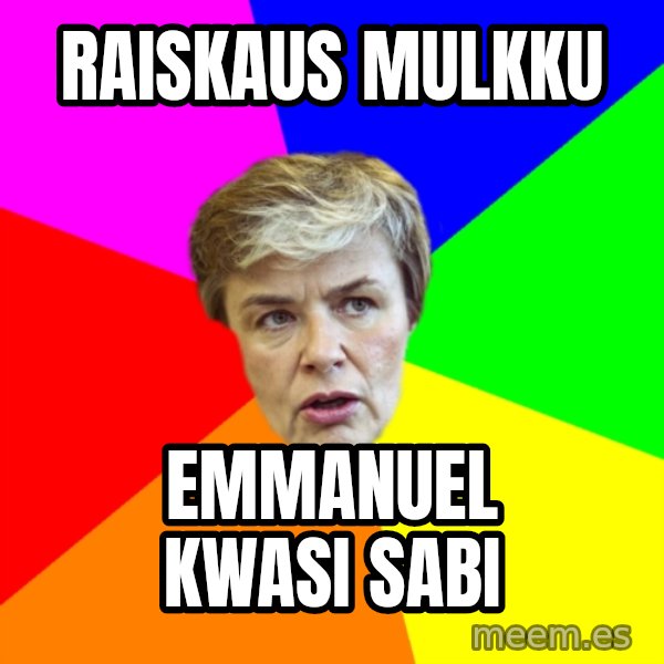 Thorsin Neuvo meme: raiskaus        mulkku / Emmanuel      Kwasi        Sabi