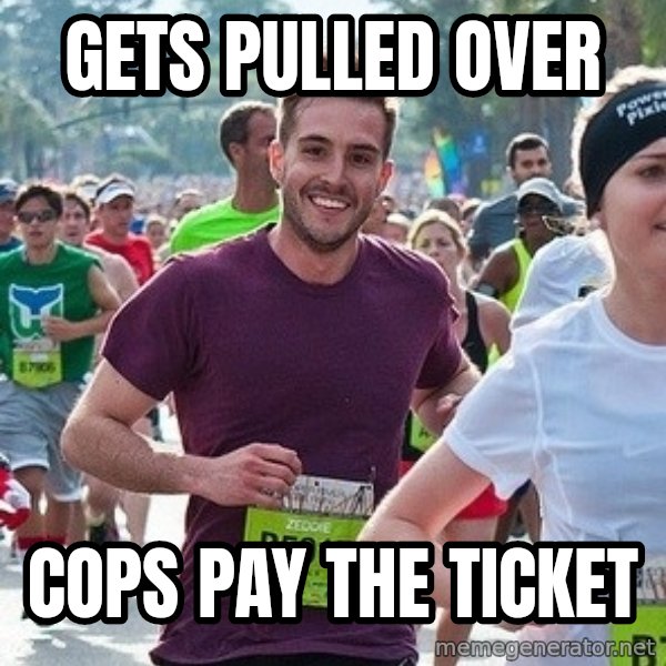 Ridiculously photogenic guy (Zeddie) meme: gets pulled over / cops pay the ticket