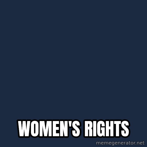 Ancient Aliens meme: women's rights