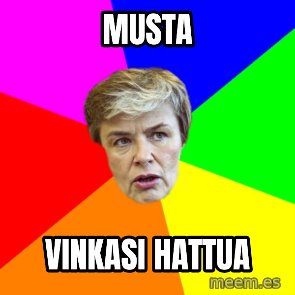 Thorsin Neuvo meme: musta / vinkasi     hattua