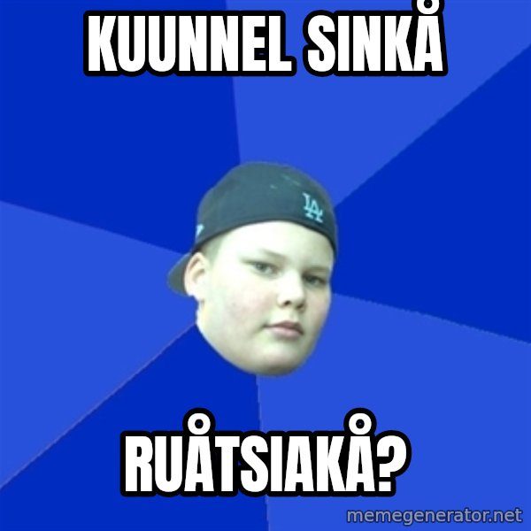 Jonnen Neuvo meme: kuunnel sinkå / ruåtsiakå?
