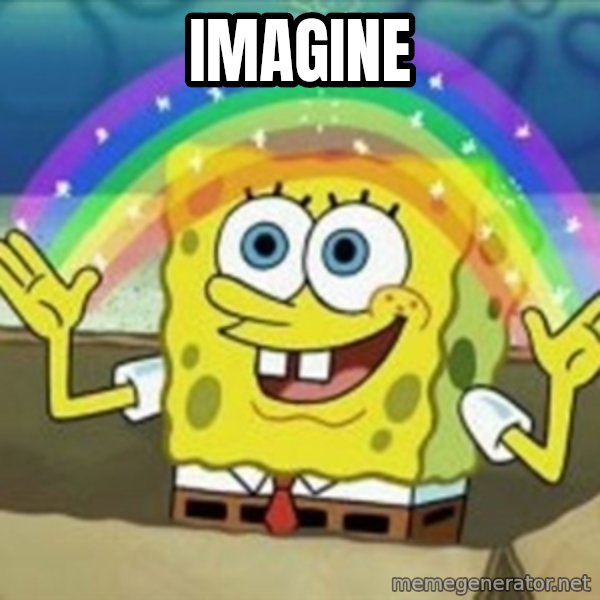 Spongebob meme: Imagine