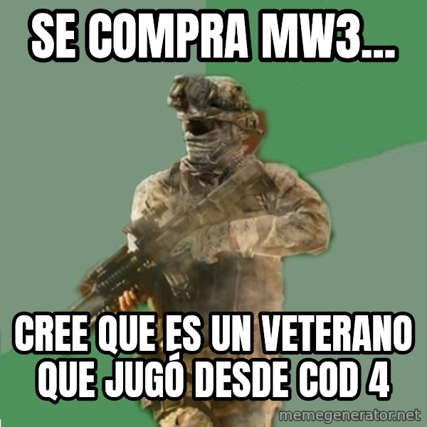 philosoraptor call of duty meme: se compra mw3... / cree que es un veterano que jugó desde cod 4