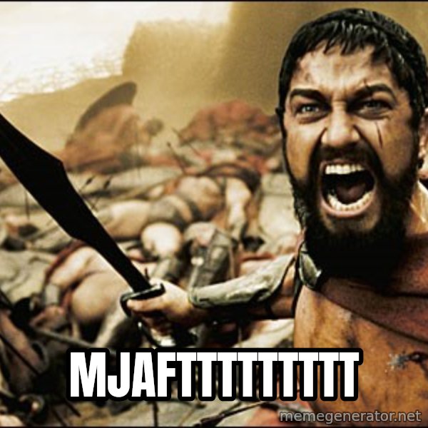 This Is Sparta Meme meme: mjafttttttttt