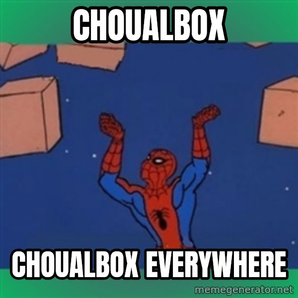 60's spiderman meme: CHOUALBOX / CHOUALBOX EVERYWHERE