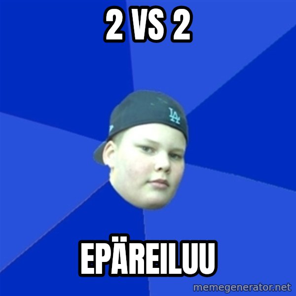 Jonnen Neuvo meme: 2 vs 2 / epäreiluu