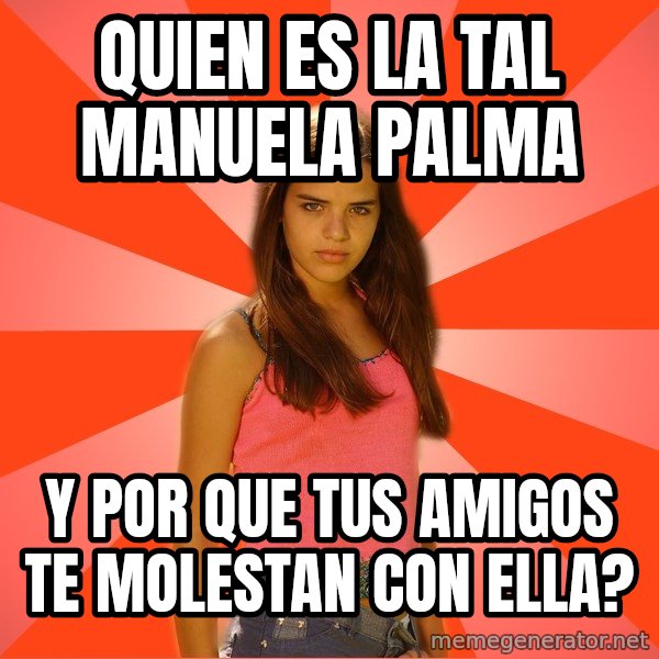 Jealous Girl meme: quien es la tal manuela palma / y por que tus amigos te molestan con ella?