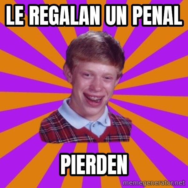 Unlucky Brian Strikes Again meme: le regalan un penal / pierden