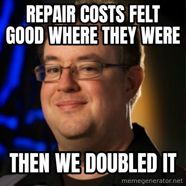 Jay Wilson Diablo 3 meme: Repair costs felt good where they were / then we doubled it