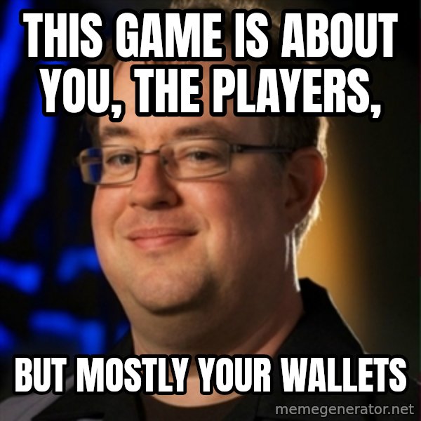 Jay Wilson Diablo 3 meme: This game is about you, the players, / but mostly your wallets