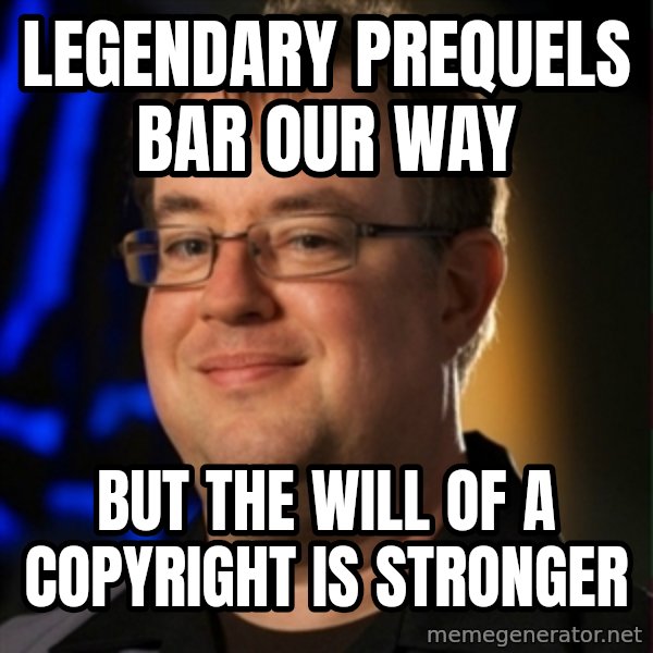 Jay Wilson Diablo 3 meme: Legendary prequels bar our way / But the will of a copyright is stronger
