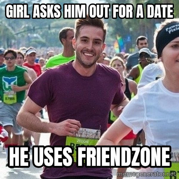Ridiculously photogenic guy (Zeddie) meme: girl asks him out for a date / he uses friendzone