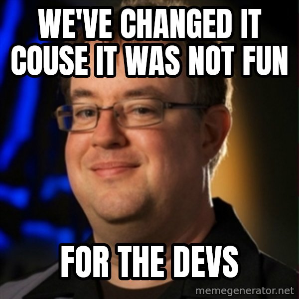 Jay Wilson Diablo 3 meme: we've changed it couse it was not fun / for the devs