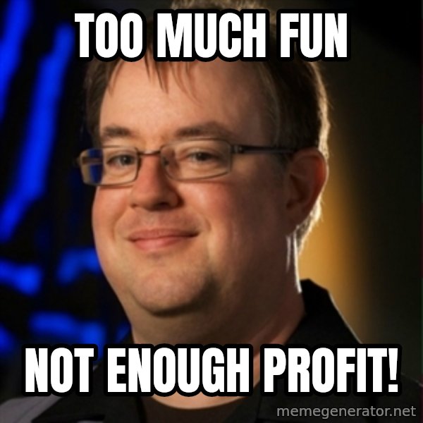 Jay Wilson Diablo 3 meme: Too much fun / Not enough profit!