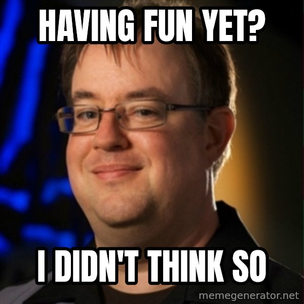 Jay Wilson Diablo 3 meme: having fun yet? / i didn't think so