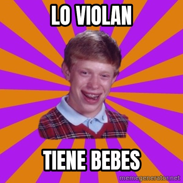 Unlucky Brian Strikes Again meme: lo violan / tiene bebes