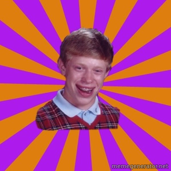 Unlucky Brian Strikes Again meme: 