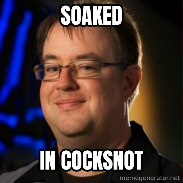 Jay Wilson Diablo 3 meme: soaked / in cocksnot