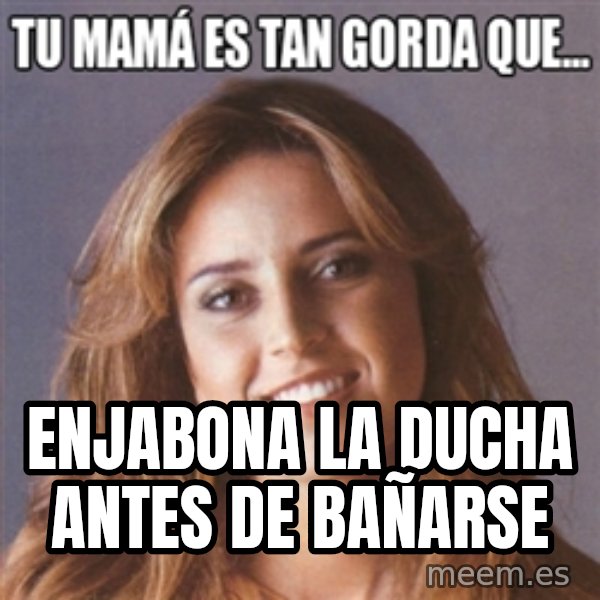 La Azcarate meme: enjabona la ducha antes de bañarse