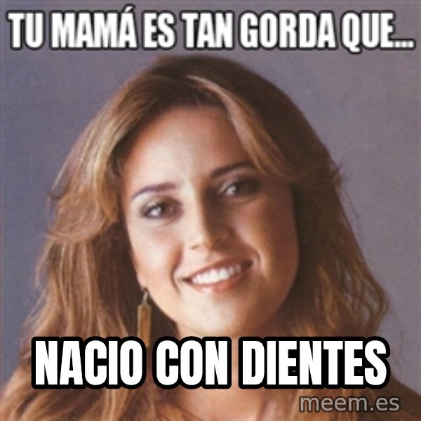 La Azcarate meme: nacio con dientes