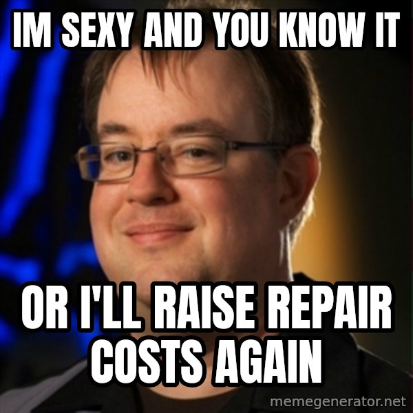 Jay Wilson Diablo 3 meme: im sexy and you know it / or i'll raise repair costs again