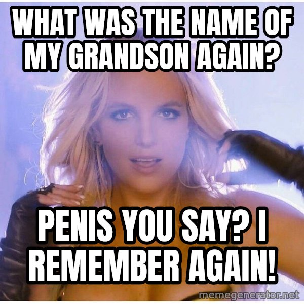 Professor Oak meme: what was the name of my grandson again? / penis you say? i remember again!