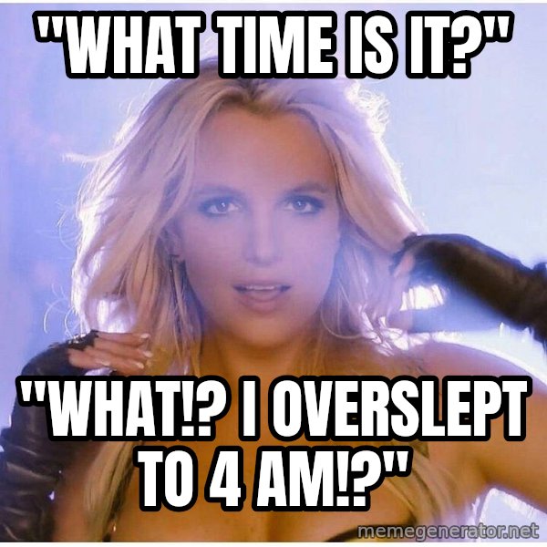 Professor Oak meme: "What Time is it?" / "What!? I overslept to 4 am!?"