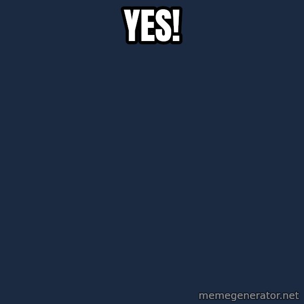 Victory Baby meme: Yes!