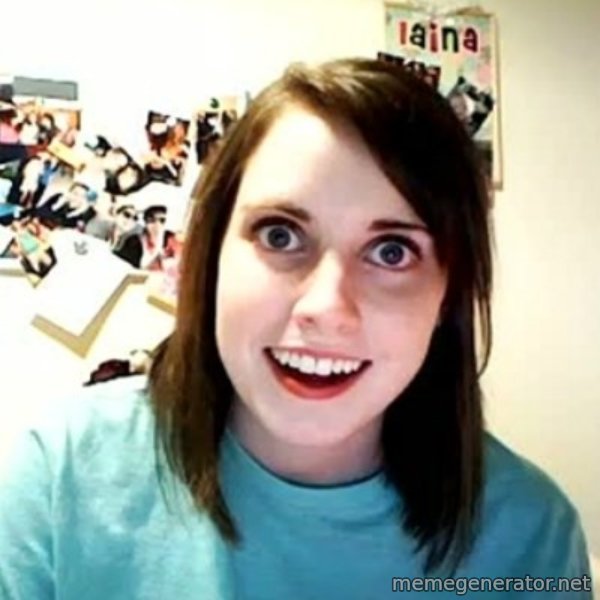Overly Attached Girlfriend meme: 