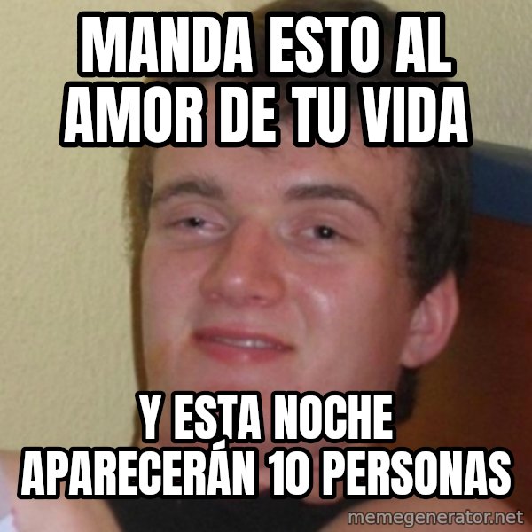 Stoner Stanley meme: manda esto al amor de tu vida / y esta noche aparecerán 10 personas