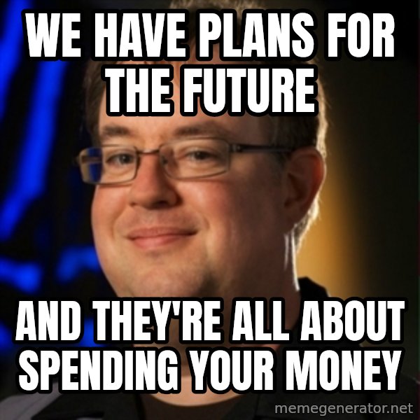 Jay Wilson Diablo 3 meme: we have plans for the future / and they're all about spending your money