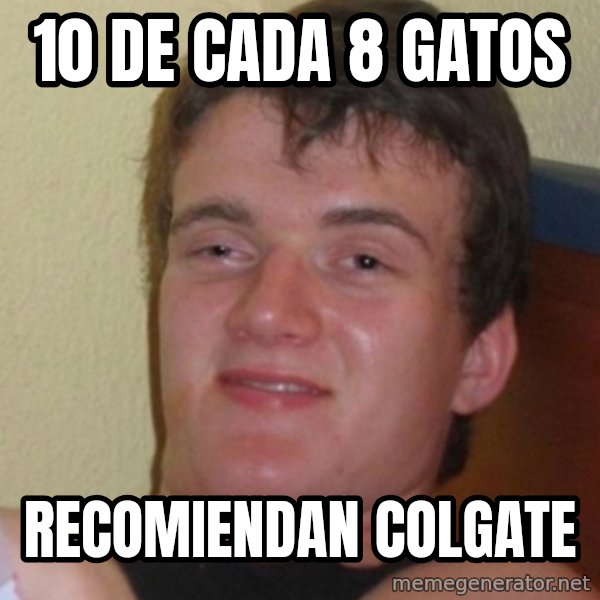 Stoner Stanley meme: 10 de cada 8 gatos / recomiendan colgate