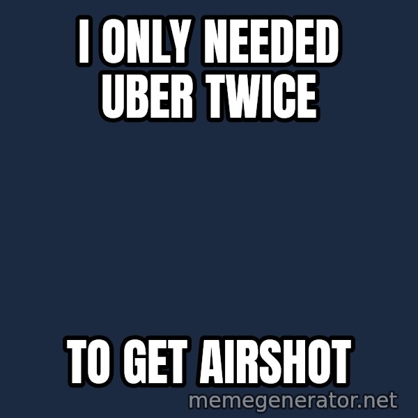 Tf2 Soldier meme: i only needed uber twice / to get airshot