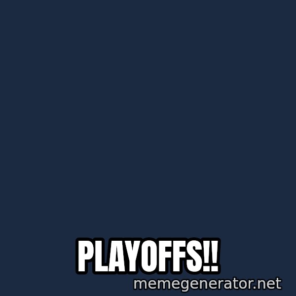 Surprised Philip Rivers meme: Playoffs!!