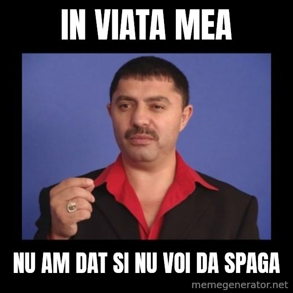 Manelistul Nicolae Guta meme: in viata mea / nu am dat si nu voi da spaga