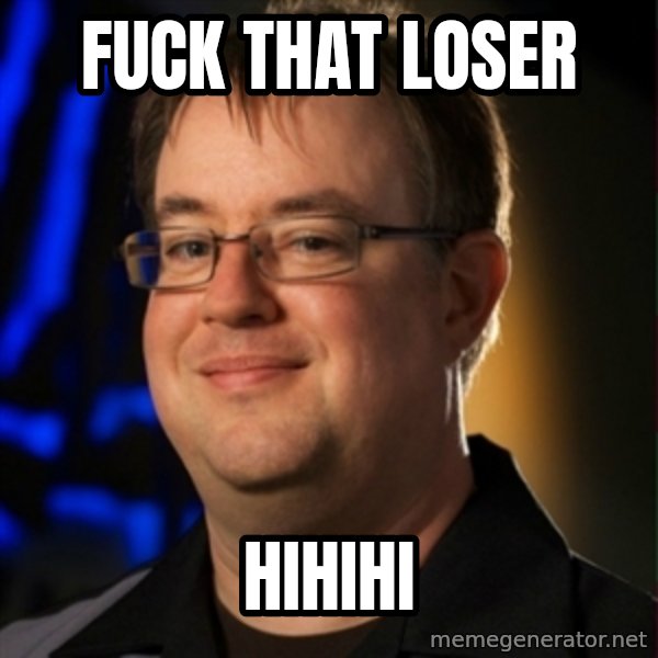 Jay Wilson Diablo 3 meme: Fuck that loser / hihihi