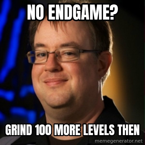 Jay Wilson Diablo 3 meme: no endgame? / grind 100 more levels then