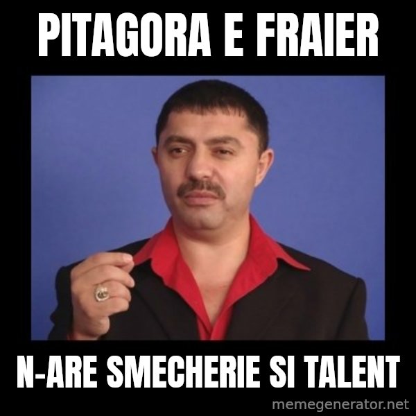 Manelistul Nicolae Guta meme: pitagora e fraier / n-are smecherie si talent