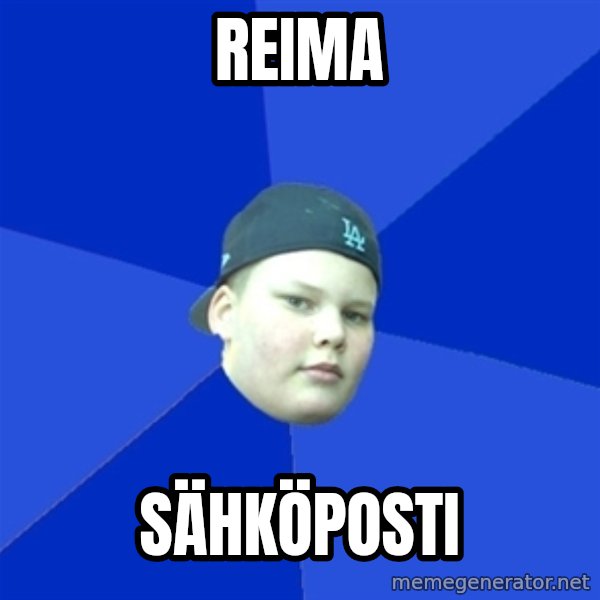 Jonnen Neuvo meme: Reima / sähköposti